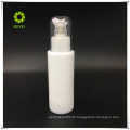 100ml vide clair bouchon de pompe shampooing OPAL blanc verre bouteille cosmétique emballage